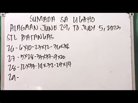 STL BATANGAS SUMADA SA LIGAHO UPDATE ALAGAAN .